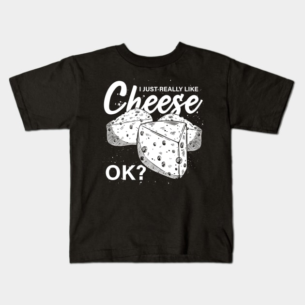 Funny Gouda Foodie Cheese Kids T-Shirt by ShirtsShirtsndmoreShirts